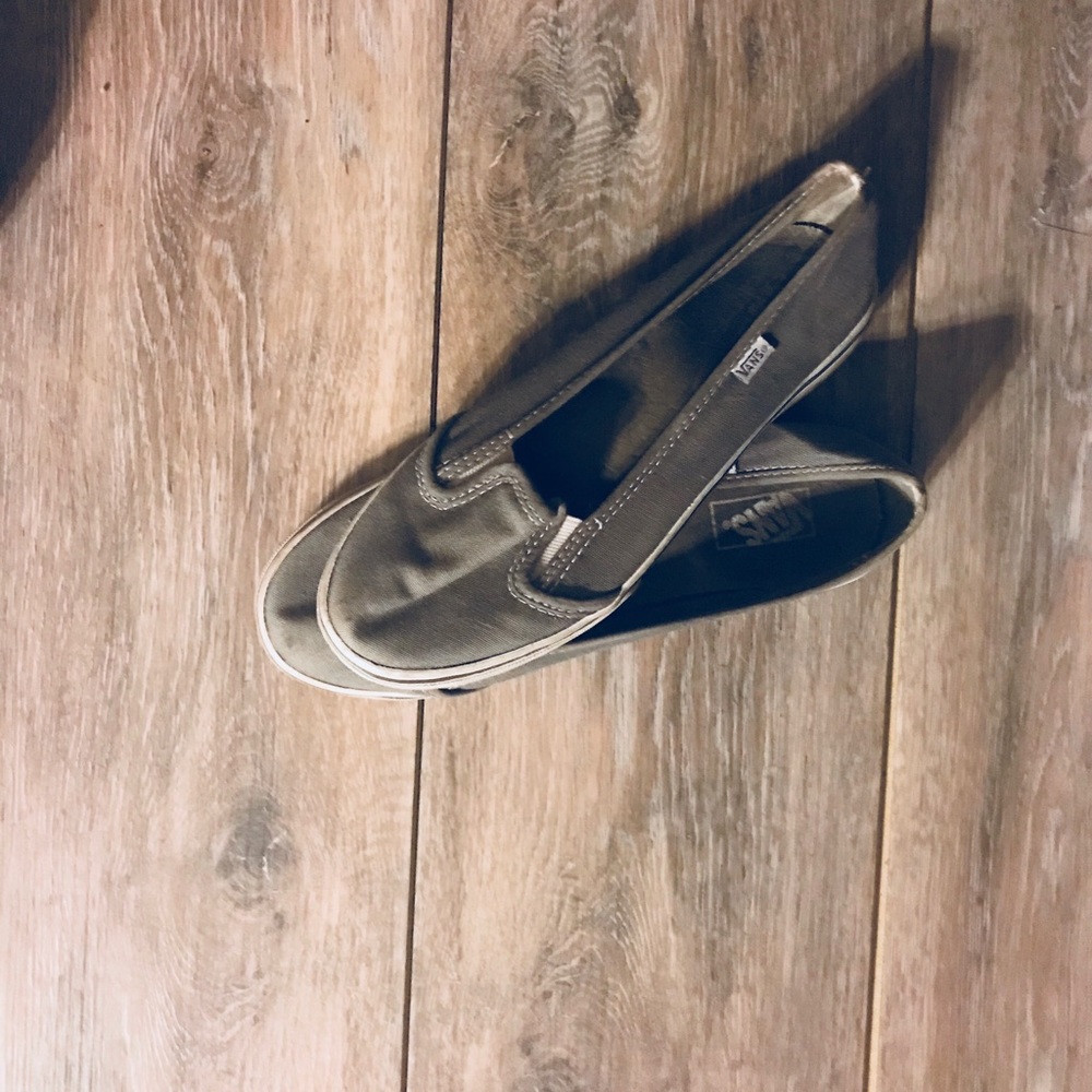 Vans gray ballet flats